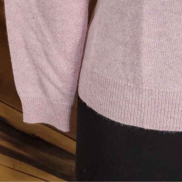 Charter Club Luxury Crew Sweater Cashmere Chantilly Pink Size Petite Small. New! - Picture 6 of 7